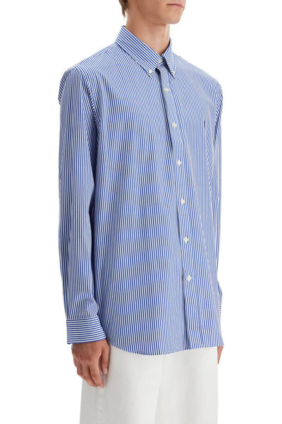 'striped stretch poplin shirt with 710928255008 BLUE/WHITE BENGAL STRIPE