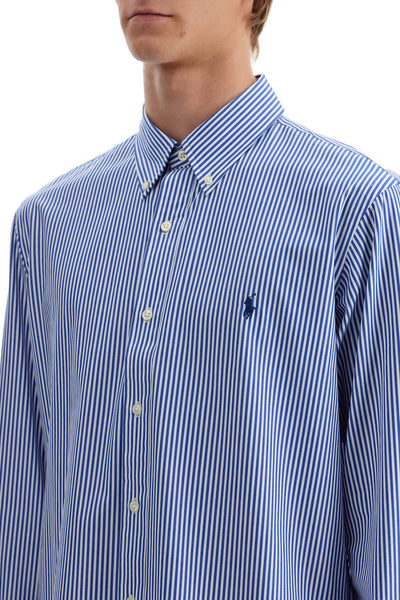 'striped stretch poplin shirt with 710928255008 BLUE/WHITE BENGAL STRIPE