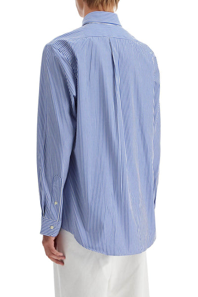 'striped stretch poplin shirt with 710928255008 BLUE/WHITE BENGAL STRIPE