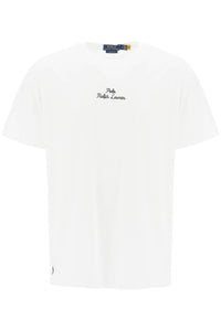 embroidered signature t-shirt 710936585002 WHITE