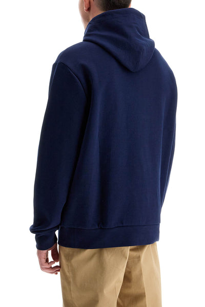 hooded sweatshirt with embroidered logo letter 710936586013 CRUISE NAVY