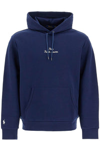 hooded sweatshirt with embroidered logo letter 710936586013 CRUISE NAVY