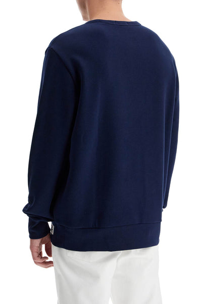 crewneck sweatshirt with letter 710952041001 CRUISE NAVY