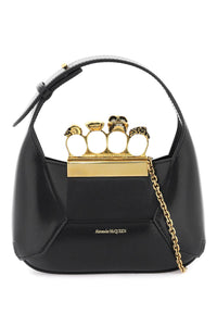 Alexander mcqueen the jewelled hobo mini bag 731136 DYTAA BLACK