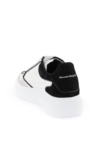 Alexander mcqueen oversize sneakers 777300 WIE9J WHITE LUNA BLACK