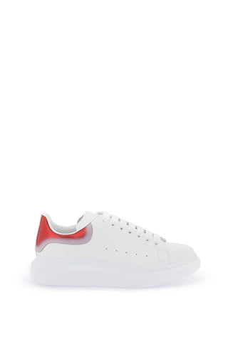 Alexander mcqueen oversize sneakers 777367 WIE9G WHITE RUBY RED SIL