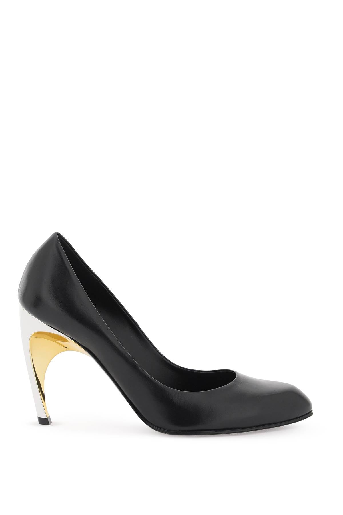 Alexander mcqueen armadillo pumps 780683 WIEX2 BLACK SILVER GOLD