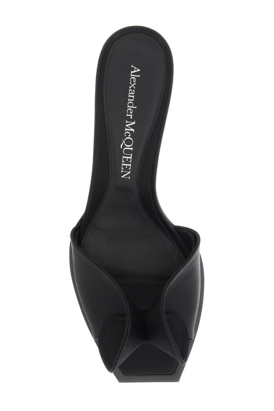 Alexander mcqueen mules with silk detail 780761 W4EM0 BLACK