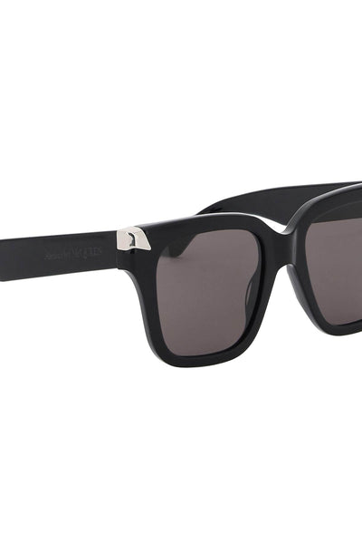 Alexander mcqueen "punk oversized sunglasses" 781191 J0749 BLACK BLACK SMOKE