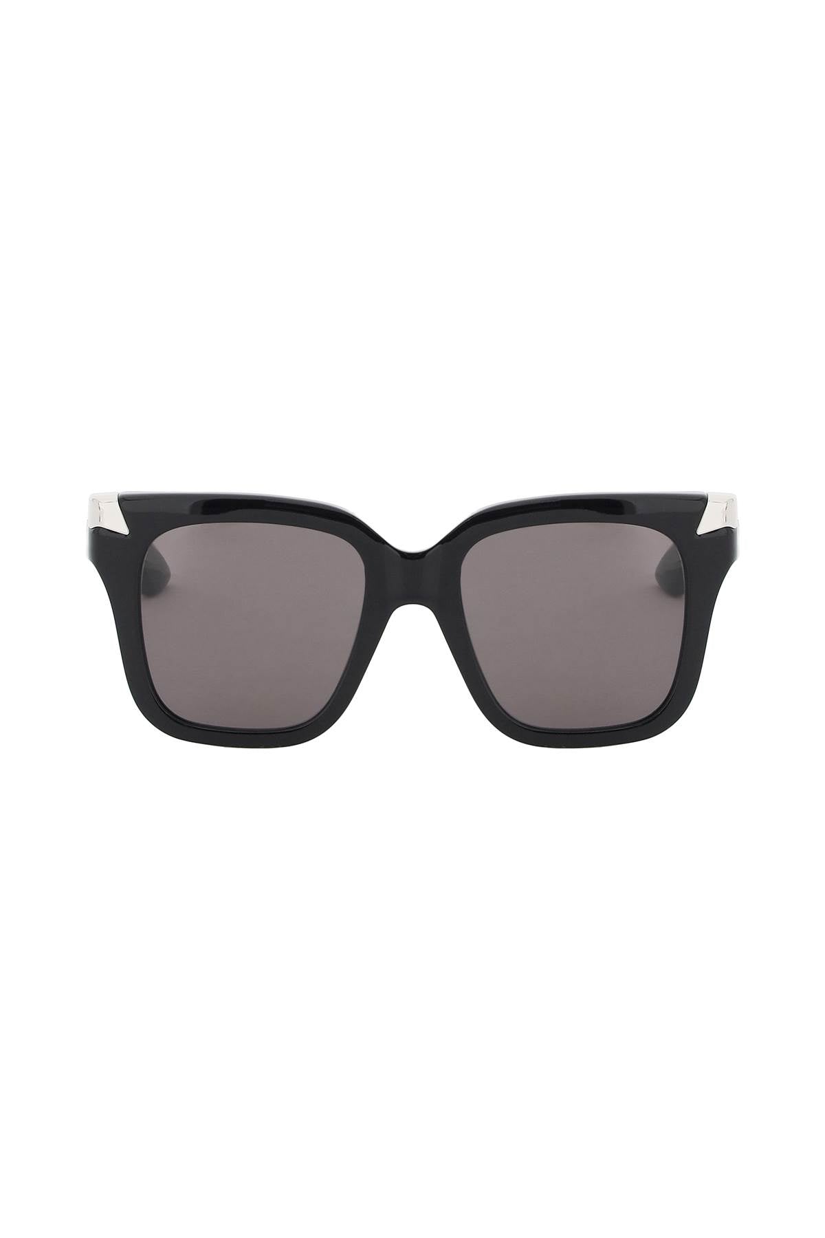 Alexander mcqueen "punk oversized sunglasses" 781191 J0749 BLACK BLACK SMOKE