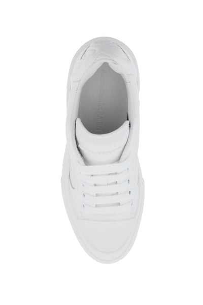 Alexander mcqueen deck plimsoll sneakers 781556 W4WM8 WHITE WHITE