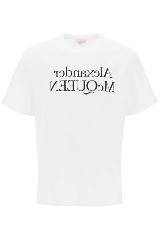 reflected logo t-shirt 781977 QTAAZ WHITE BLACK