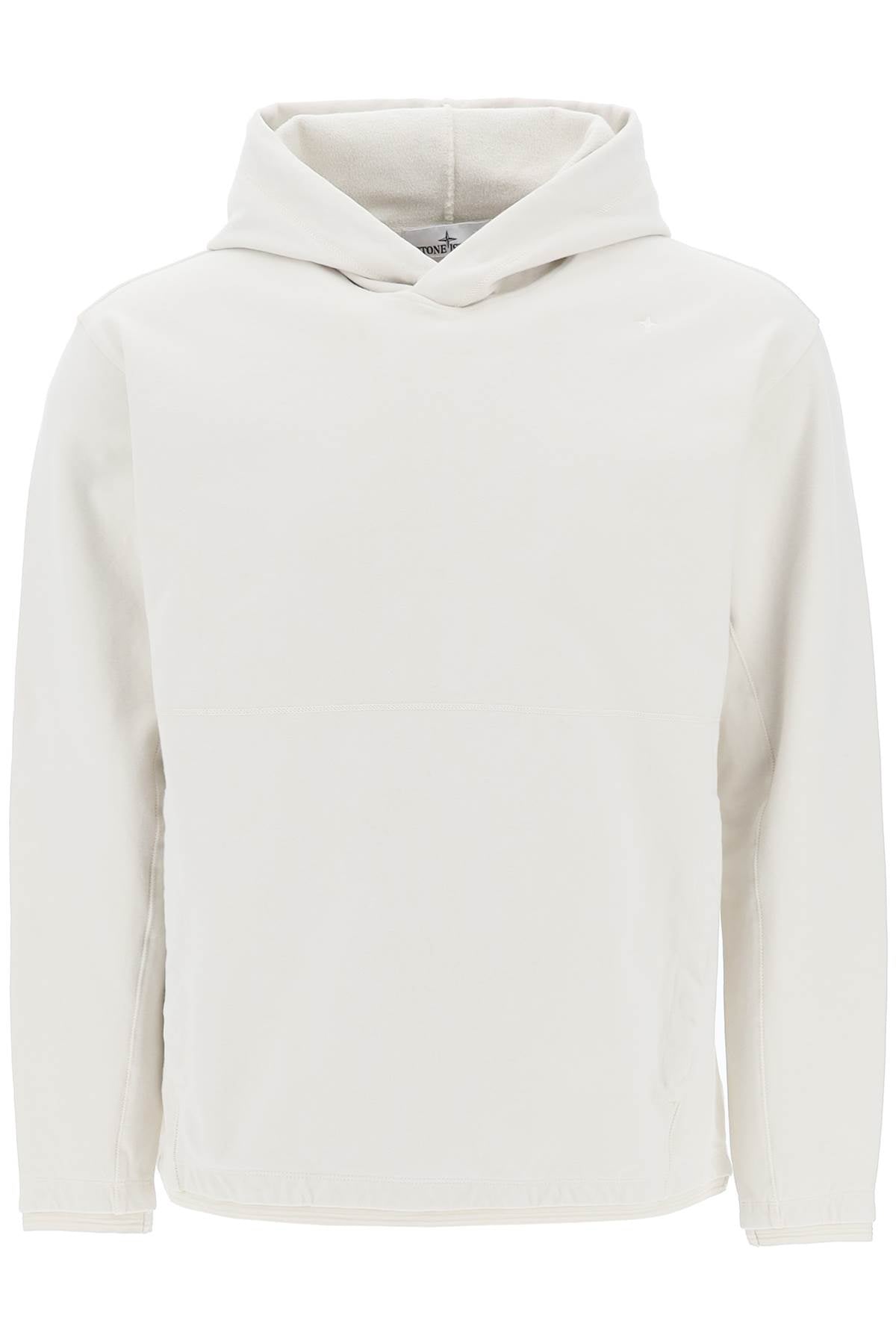 stellina stretch cotton hoodie 7915602 STUCCO