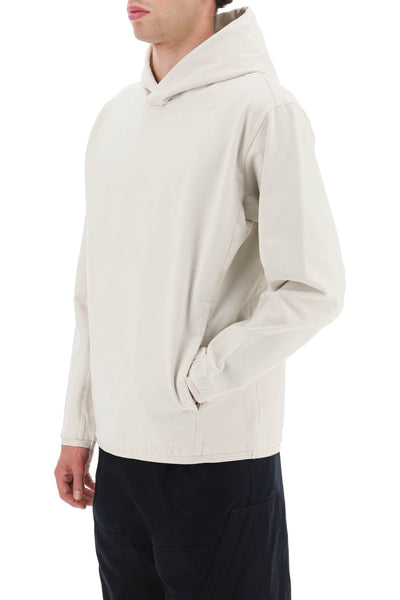 stellina stretch cotton hoodie 7915602 STUCCO