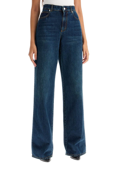 wide leg jeans 794136 QMACS BLUE