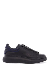 men's sneakers black and navy blue calfskin with thick rubber sole 794507 WIFT7 BLACK/NAVY | Italystation.com