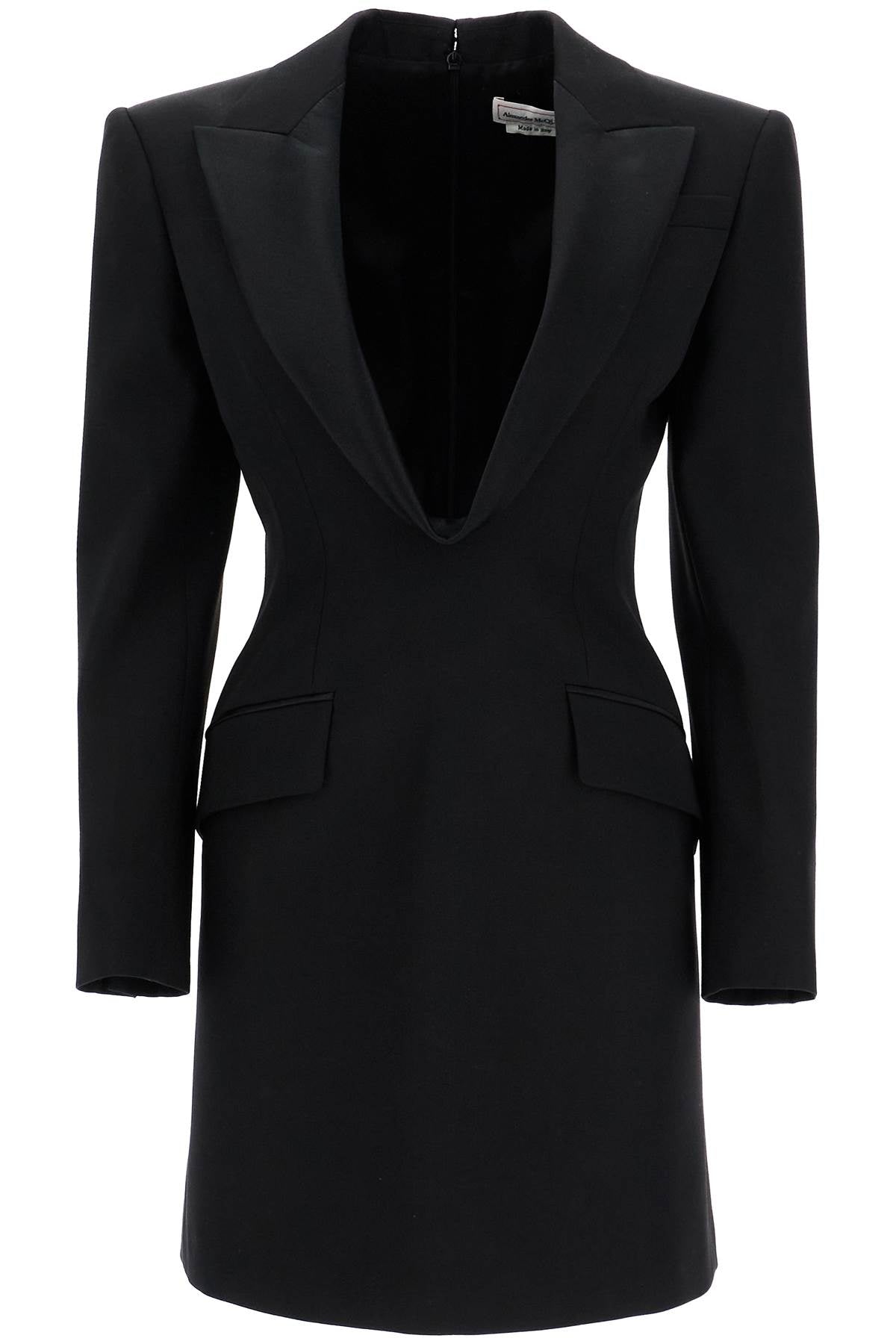 jacket-style mini dress 794709 QJAAC BLACK