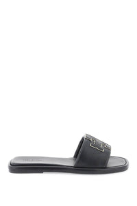 double t leather slides 79985 PERFECT BLACK GOLD