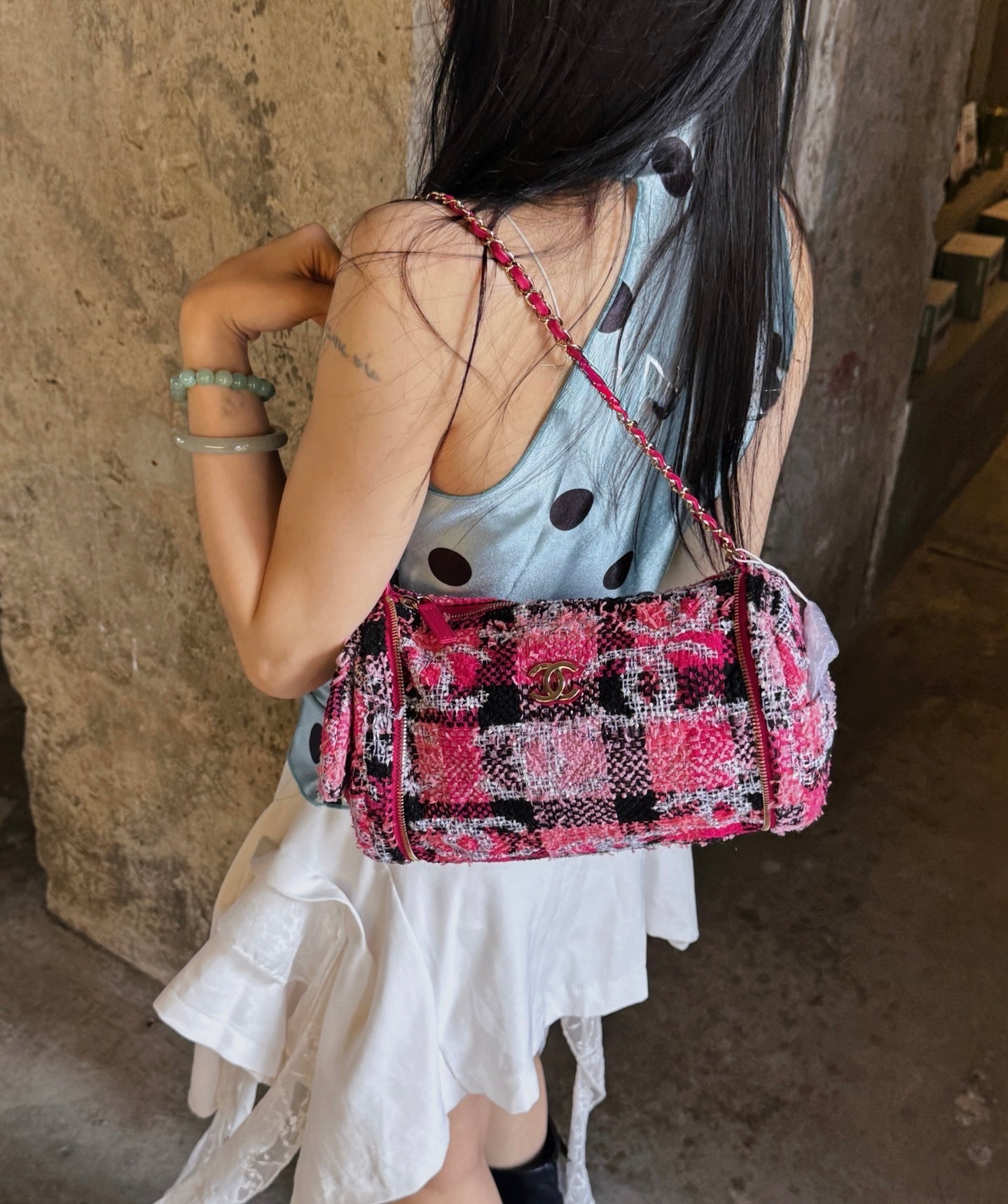 Chanel 22M coco beach papillon bag pink – Italy Station