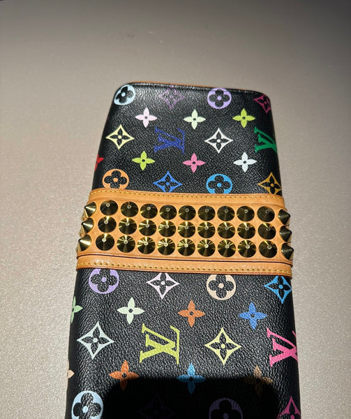 Paris Station Louis vuitton black multicolor monogram courtney clutch | Italystation.com - Shop Now at italystation.com