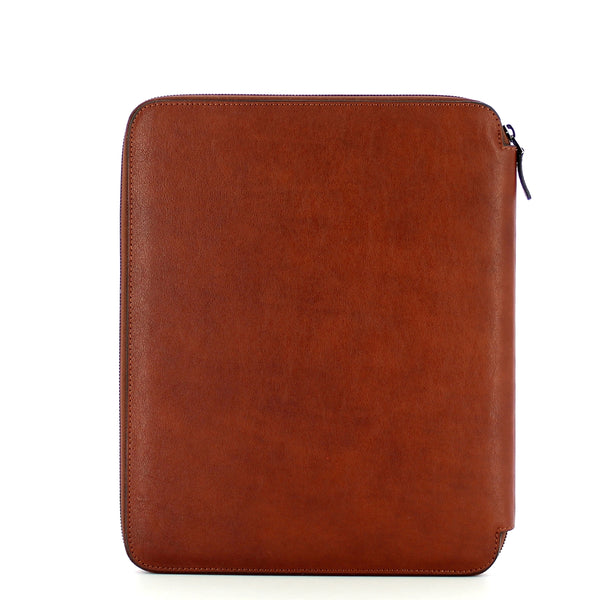 Piquadro - Slim Notepad Holder A4 Black Square - PB1164B3 - CUOIO