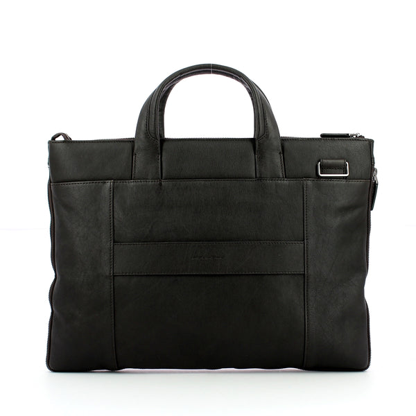 Piquadro - exp. slim briefcase blue square 15.6 - ca4021b3 -  | Italystation.com - Shop Now at italystation.com