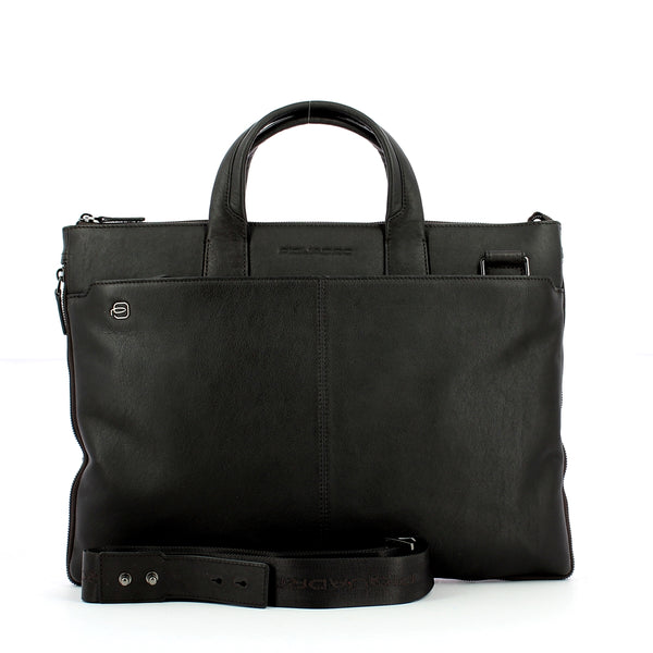 Piquadro - exp. slim briefcase blue square 15.6 - ca4021b3 -  | Italystation.com - Shop Now at italystation.com