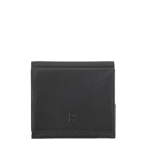 Dudubags - portafoglio flavio colorful - 534-216 - nero | Italystation.com - Shop Now at italystation.com