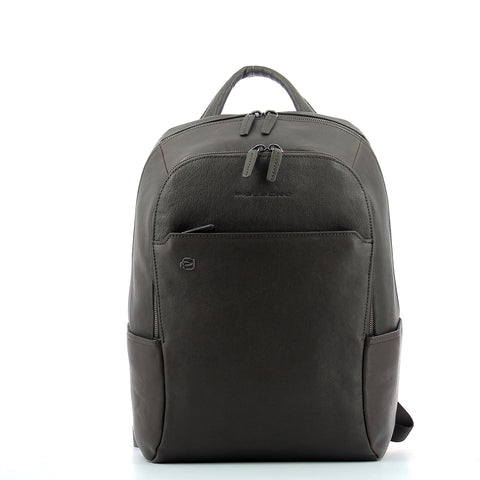 Piquadro - Computer Backpack Black Square 14.0 - CA3214B3 - TESTA/MORO