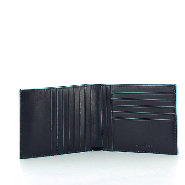 Piquadro - Men wallet with twelve slots Blue Square - PU1241B2R - BLU2