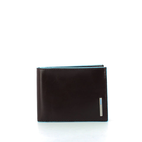 Piquadro - men wallet with twelve slots blue square - pu1241b | Italystation.com - Shop Now at italystation.com
