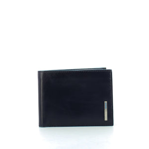 Piquadro - Wallet with coin pouch Blue Square - PU257B2R - BLU/2