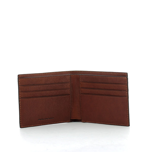 Piquadro - wallet with removable id holder black square - pu3 | Italystation.com - Shop Now at italystation.com