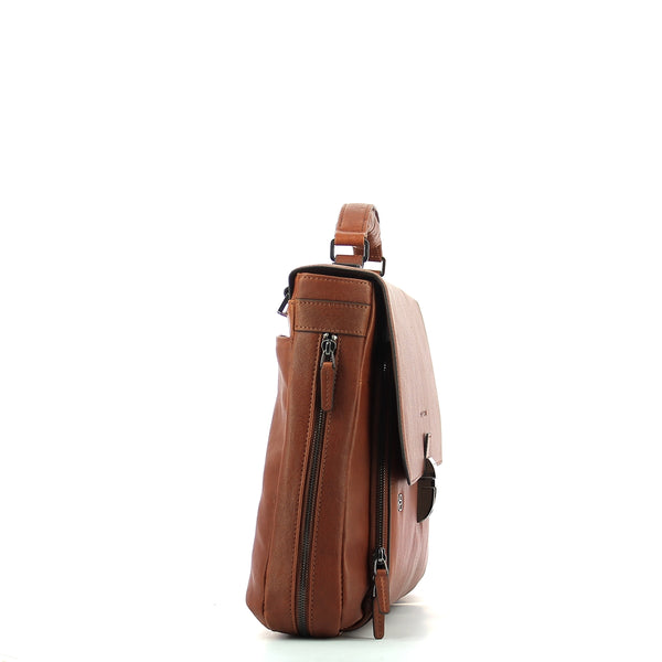 Piquadro - expandable computer bag black square 15.0 - ca3111 | Italystation.com - Shop Now at italystation.com
