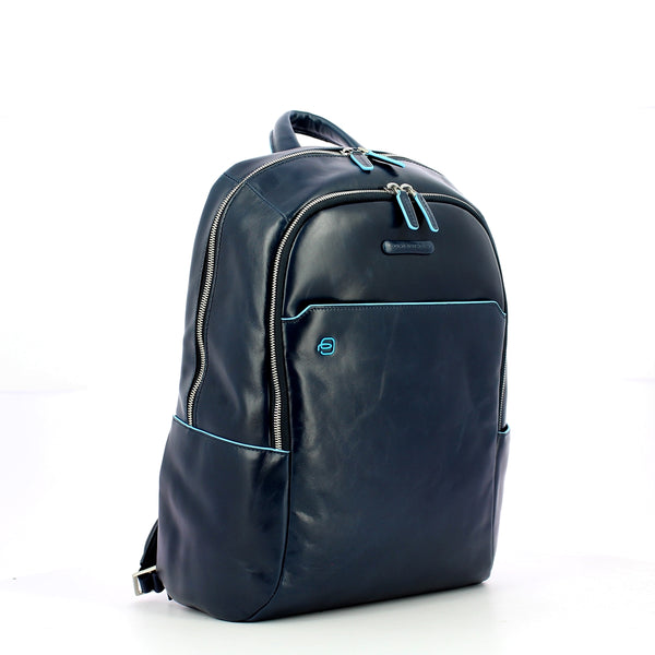 Piquadro - zaino porta pc blue square 14.0 - ca3214b2 - blu2 | Italystation.com - Shop Now at italystation.com