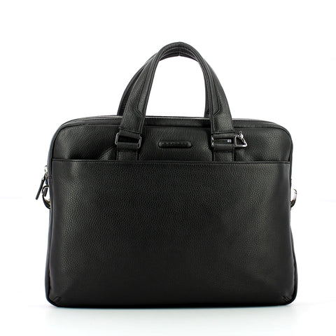Piquadro - cartella due manici modus 14.0 - ca3339mo - nero | Italystation.com - Shop Now at italystation.com