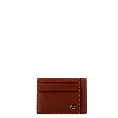 Piquadro - bustina porta carte di credito black square - pp27 | Italystation.com - Shop Now at italystation.com