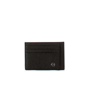 Piquadro - bustina porta carte di credito black square - pp27 | Italystation.com - Shop Now at italystation.com