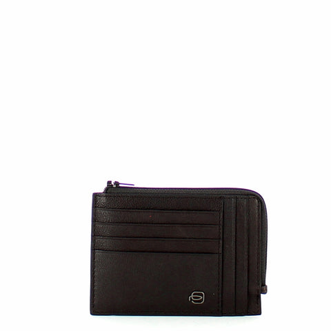 Piquadro - Bustina Porta Carte di Credito Black Square RFID - PU1243B3R - TESTA/DI/MORO