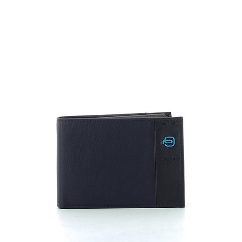 Piquadro - Wallet with coin pouch Pulse - PU1392P15 - BLU3