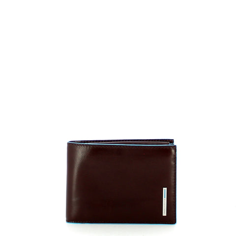 Piquadro - portafogli con portamonete blue square - pu257b2r  | Italystation.com - Shop Now at italystation.com