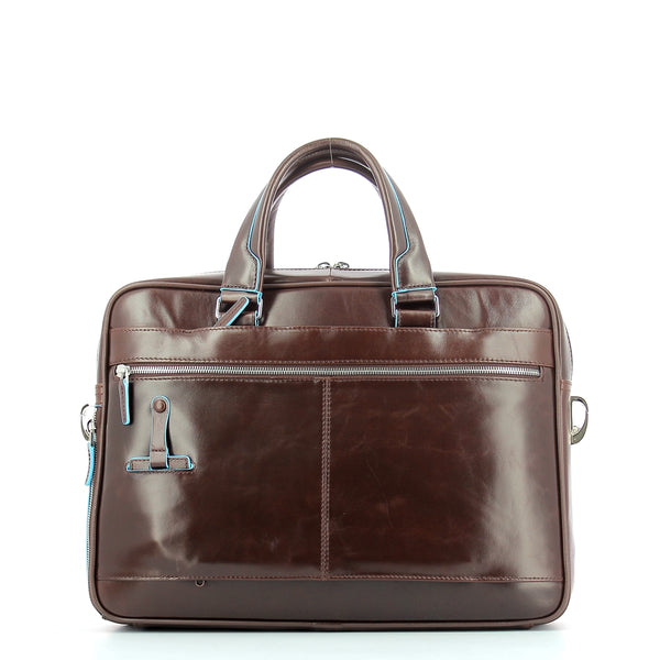 Piquadro - Slim Briefcase Blue Square 14.0 - CA2849B2 - MOGANO