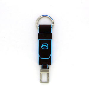 Piquadro - Keyholder Blue Square - PC3751B2 - MOGANO