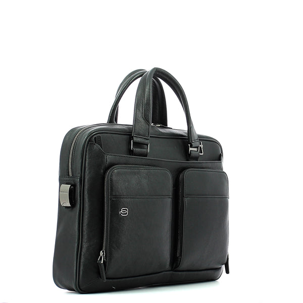 Piquadro - Laptop briefcase Black Square 15.0 Connequ - CA2849B3 - NERO