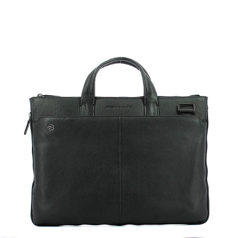 Piquadro - exp. slim briefcase blue square 15.6 - ca4021b3 -  | Italystation.com - Shop Now at italystation.com