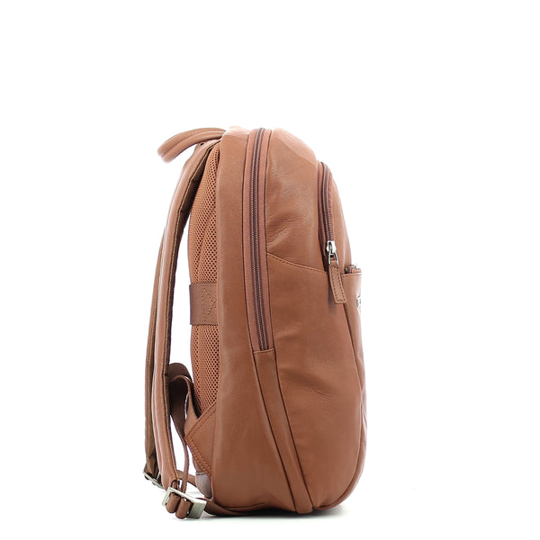 Piquadro - Leather Backpack Medium - CA3214X2 - CUOIO