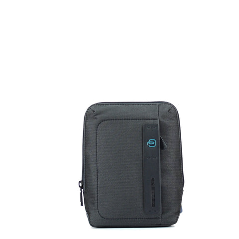 Piquadro - Organised pocket cross-body bag P16 - CA3084P16 - CHEVRON/BLU