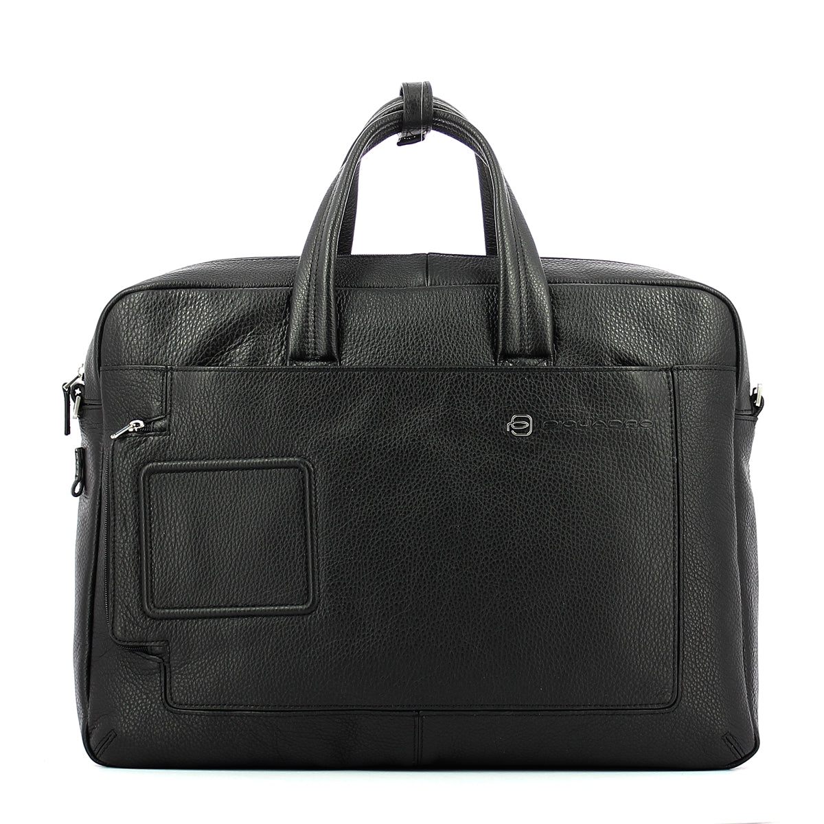 Piquadro - double handle laptop briefcase vibe 15.6 - outca31 | Italystation.com - Shop Now at italystation.com