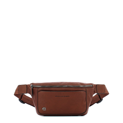 Piquadro - Belt bag Black Square - CA2174B3 - CUOIO