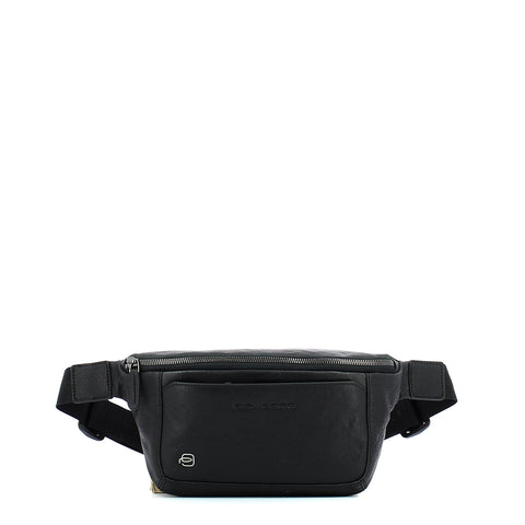 Piquadro - belt bag black square - ca2174b3 - nero | Italystation.com - Shop Now at italystation.com